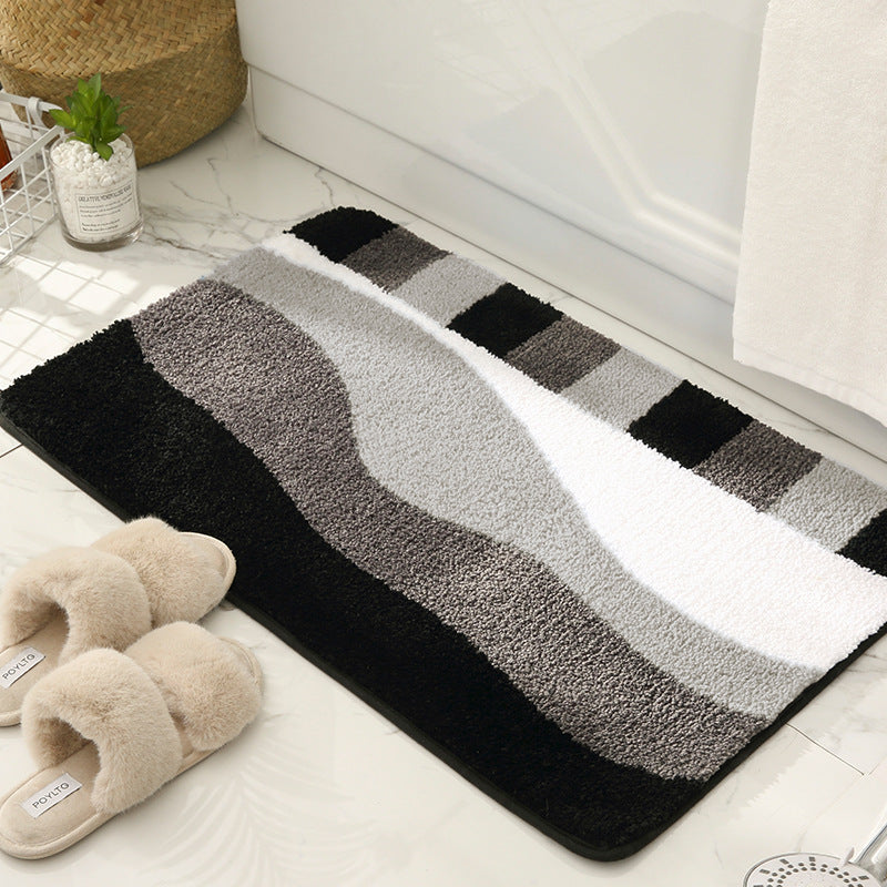 Contemporary Geometric Bath Mat Kalsten