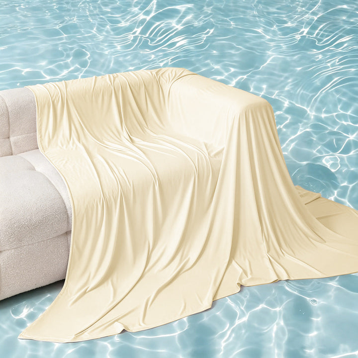 Unisex nan extra soft stretch sofa blanket made of microfiber as a versatile sofa cover Kalsten