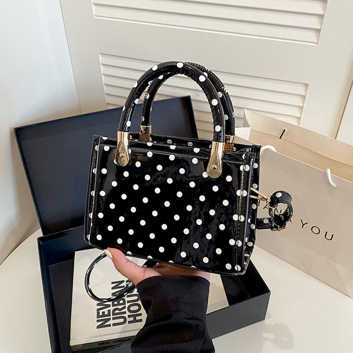 WoChic Polka Dot Handheld Satchel Bag Kalsten