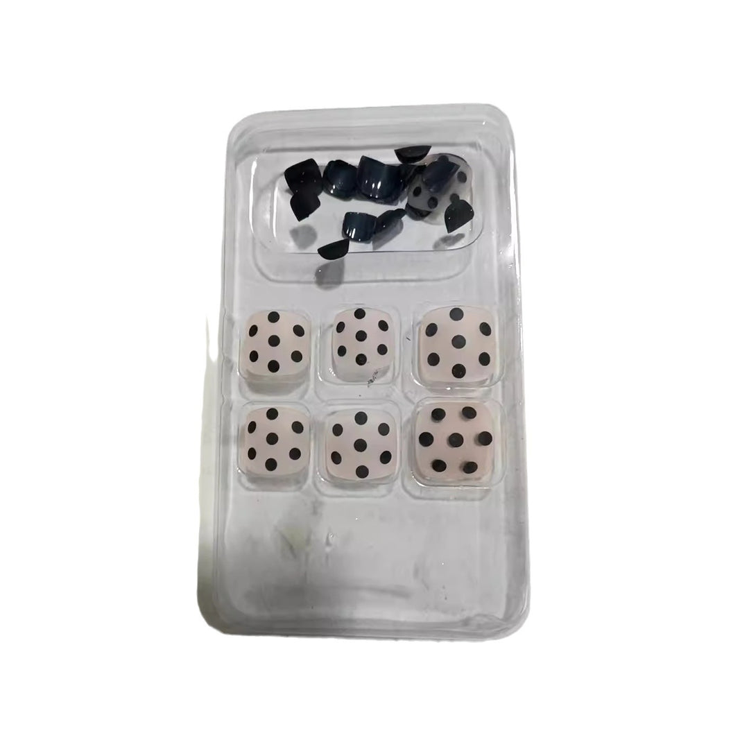 Artistic Polka Dot Press-On Nail Set Kalsten
