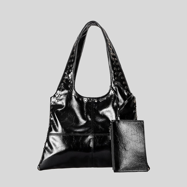 Sleek Multi-Pocket Tote Bag