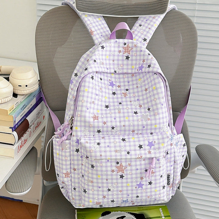 Cute Star Print Backpack