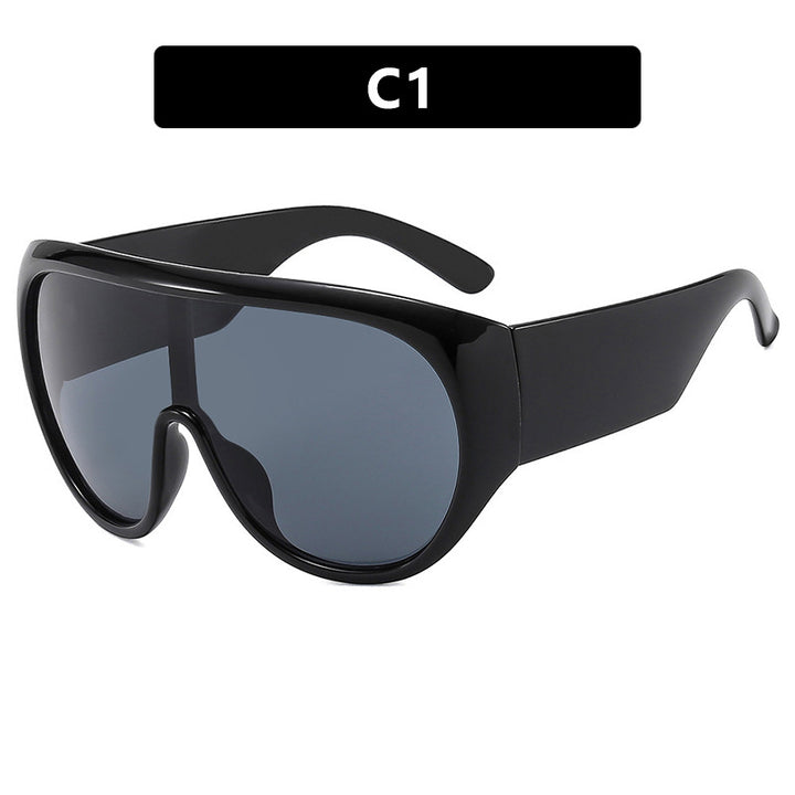 Ladies sporty sunglasses in aerodynamic design with wide field of vision Kalsten