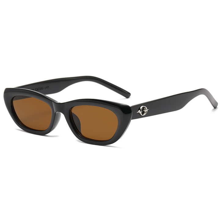 Women's Cat-Eye Sunglasses with Elegant Transparent Frame and UV Protection Kalsten