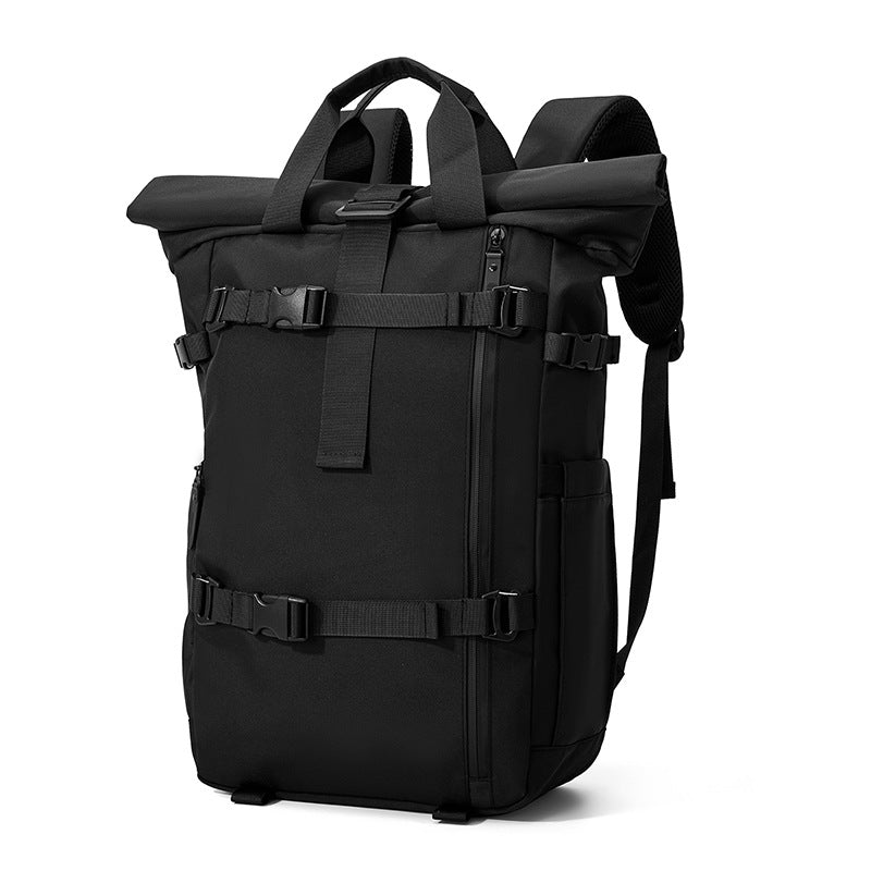 Backpack with roll closure and durable materials Kalsten