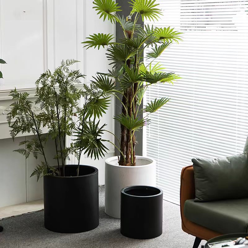 Elegant Ceramic Plant Pot for Interior Decoration