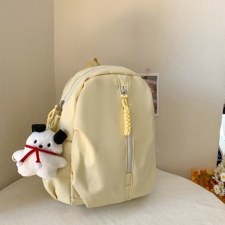 Backpack with Cute Plush Keychain and Practical Storage Kalsten