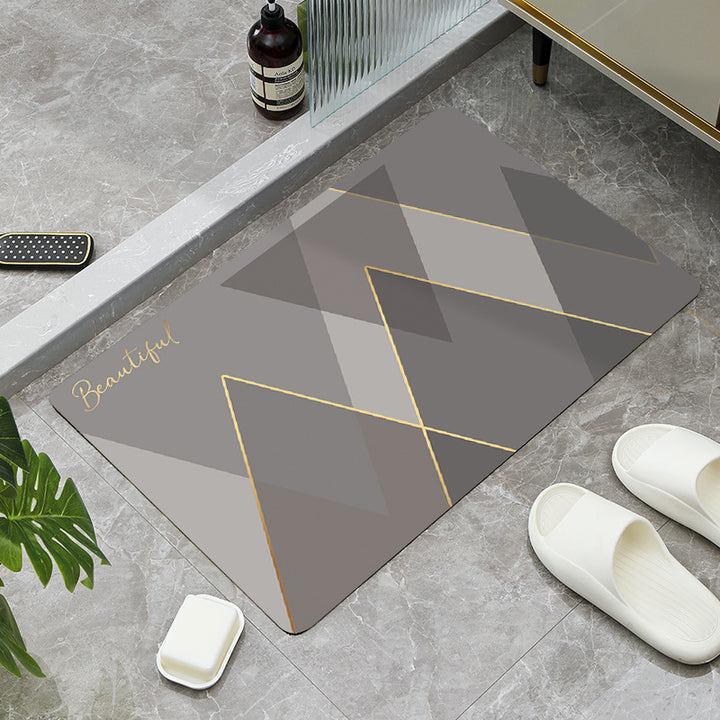 Modern Minimalist Bathroom Mat Kalsten