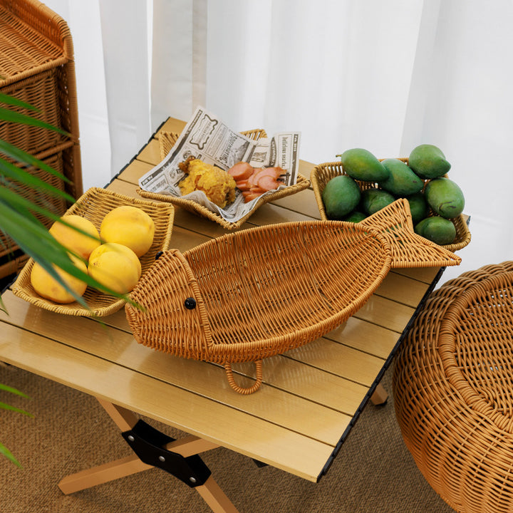 Decorative Woven Fish-Shaped Basket Kalsten