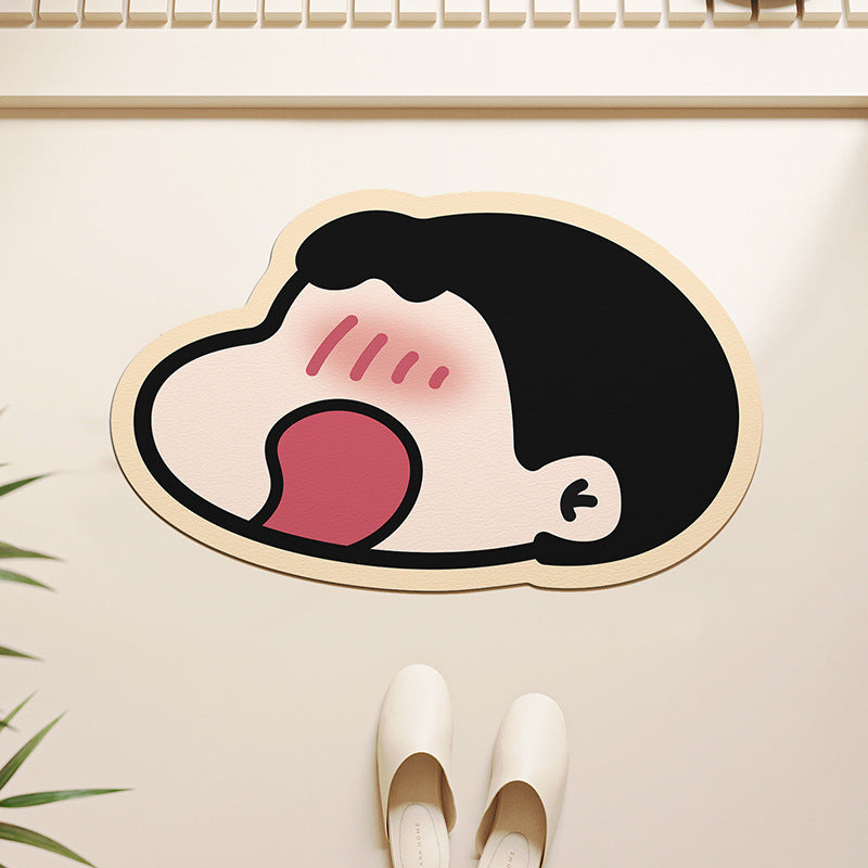 Cute Panda-shaped Bath Mat