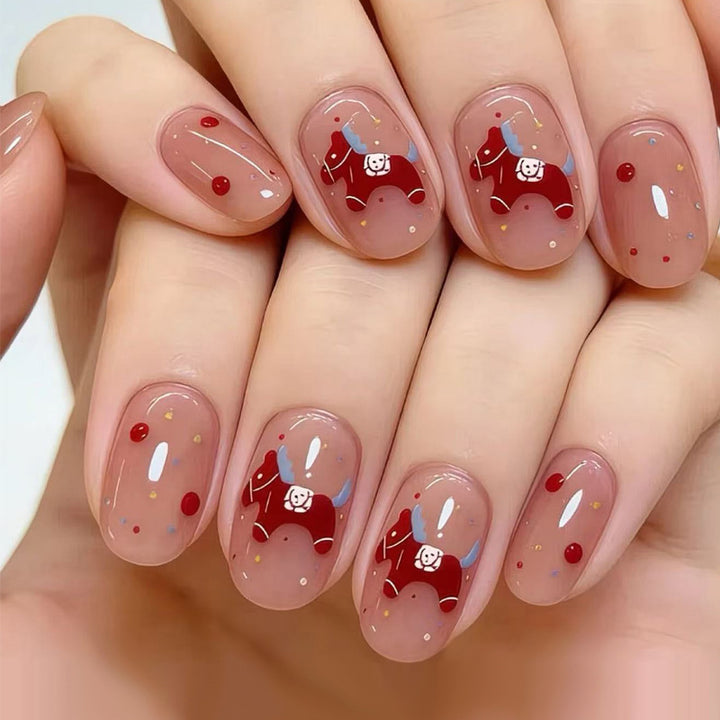 Artistic Cartoon Press-On Nails Kalsten