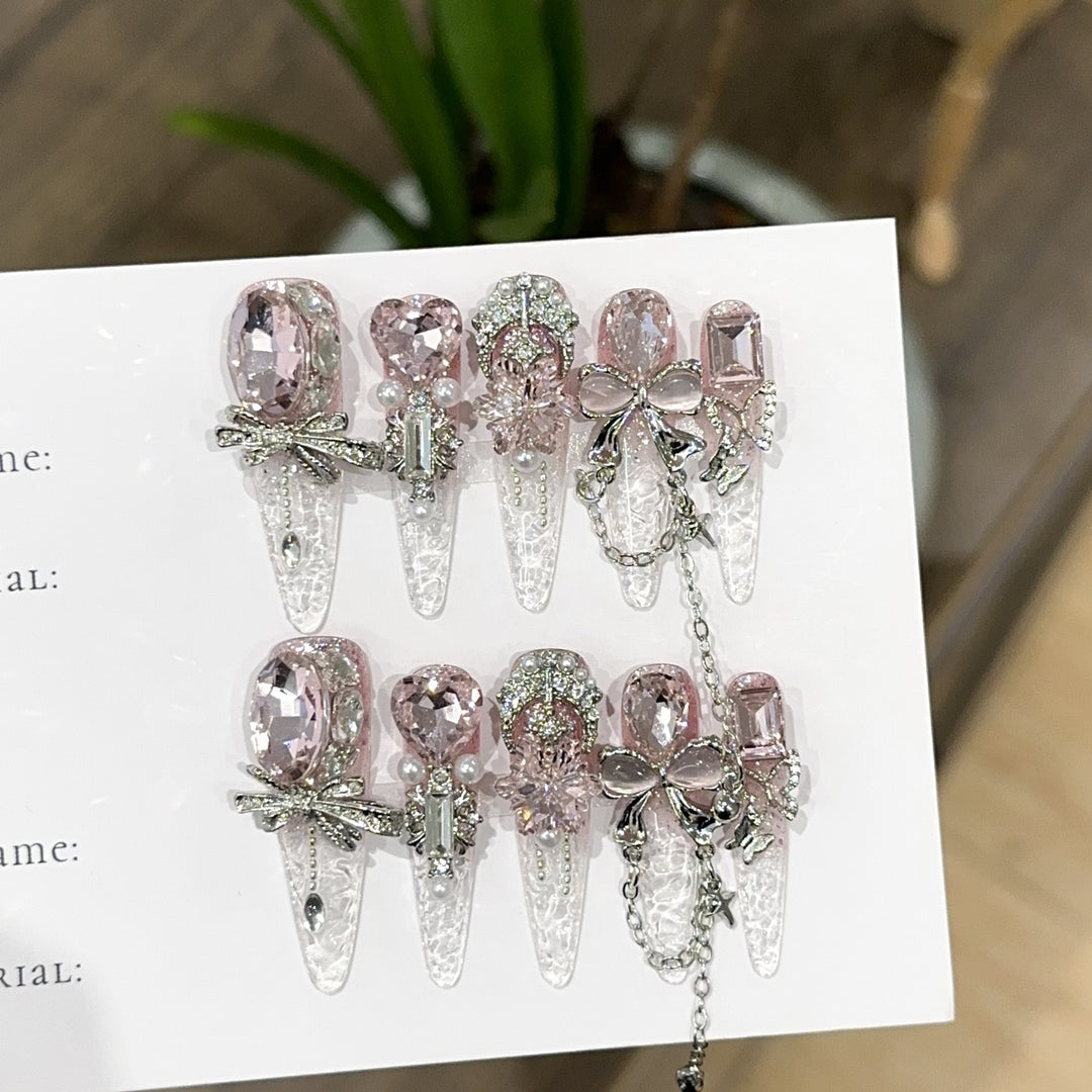 Decorative Rhinestone Hair Clip Set
