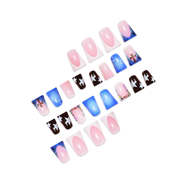 Creative Multi-Design Press-On Nails Kalsten
