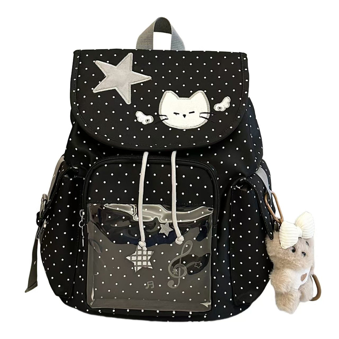 Backpack with Animal Motif and Practical Multifunctional Compartments Kalsten