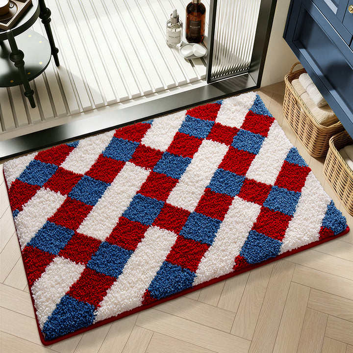 Artistic Abstract Bath Mat Kalsten