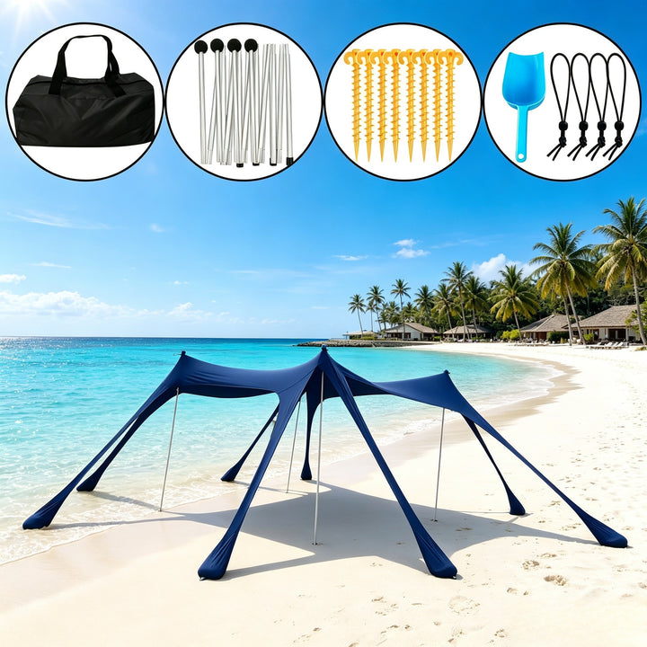 Portable Beach Shade Canopy Kalsten