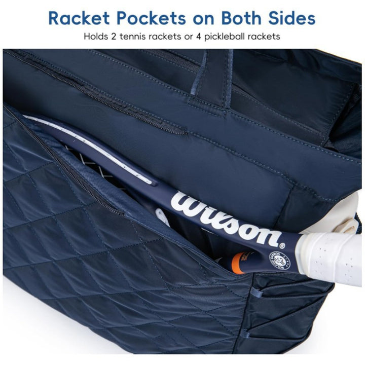 Quilted Tennis Gear Tote Kalsten