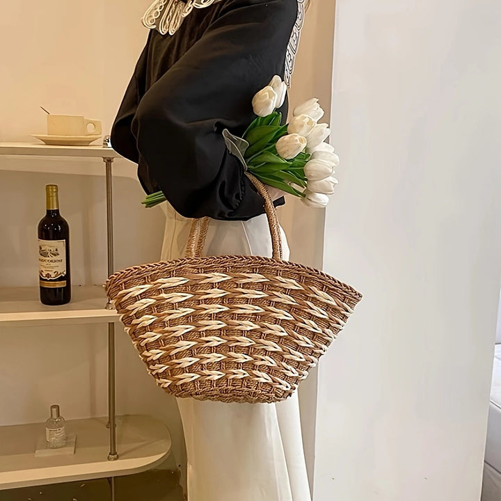 Elegant Hand-Woven Shopping Bag Kalsten