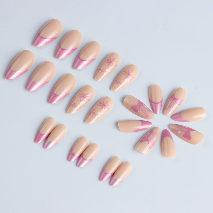 Elegant Butterfly Design Press-On Nails Kalsten