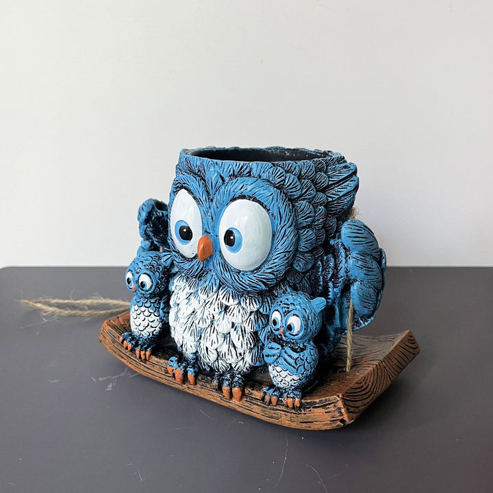 Owl-shaped decorative flower pot Kalsten