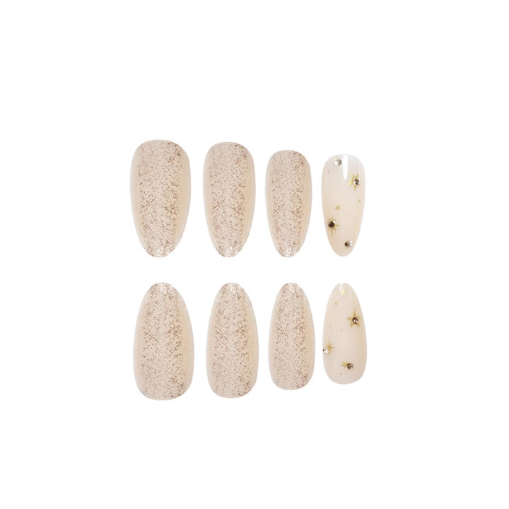 Glamorous Glittery Press-On Nail Art Kalsten