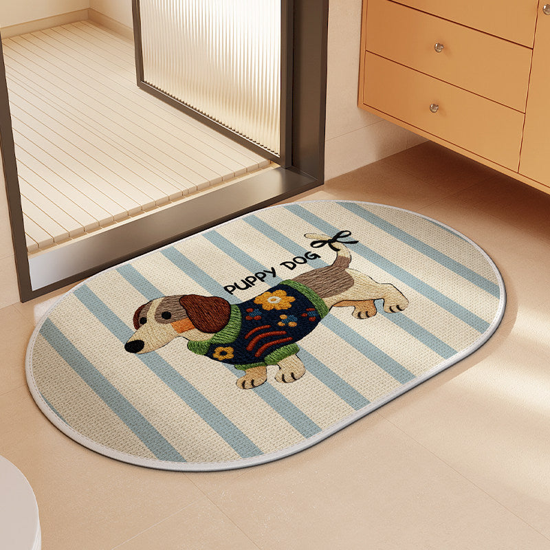 Decorative Bathroom Mat Kalsten