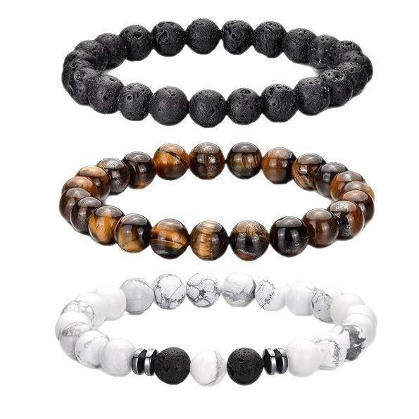 Natural Stone Beaded Bracelet Set Kalsten