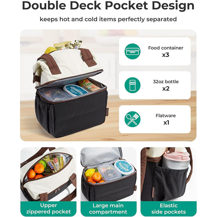 Insulated everyday bag with practical inner compartments Kalsten