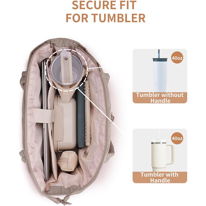 Padded everyday bag with removable inner pouch Kalsten