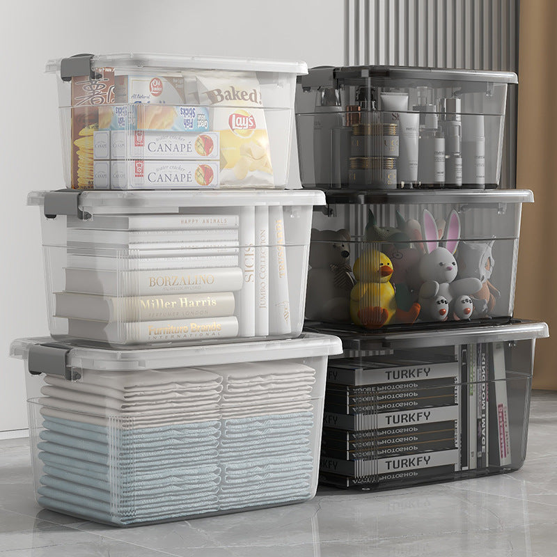 Women's Multifunctional Storage Box with Wheels and Secure Lid Kalsten