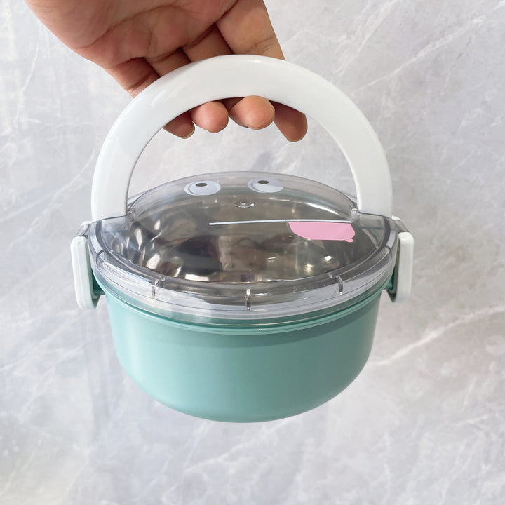 Playful Cartoon Face Food Storage
