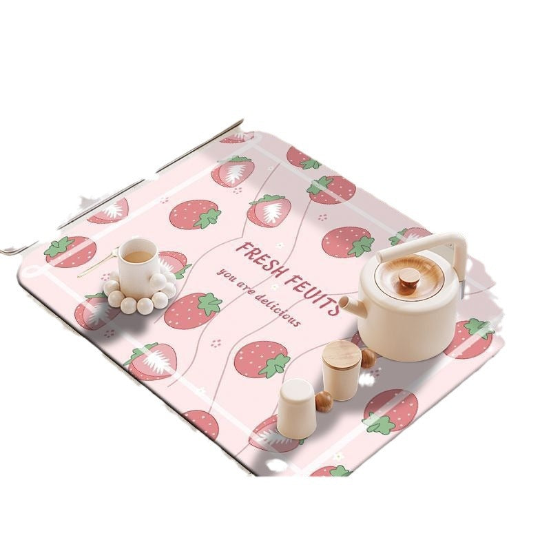 Decorative Eco-Friendly Kitchen Counter Mat