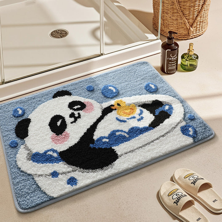 Turtle-Themed Plush Bath Mat Kalsten