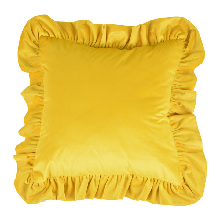 Luxury Ruffle Decorative Pillow