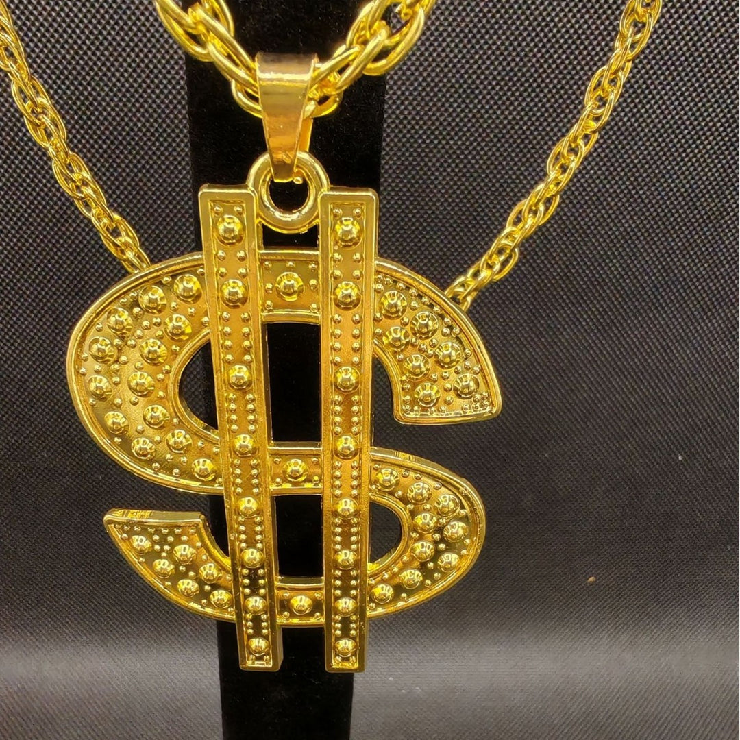 Statement Dollar Sign Necklace Kalsten