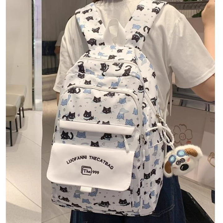 Playful Cat-Themed Backpack Kalsten