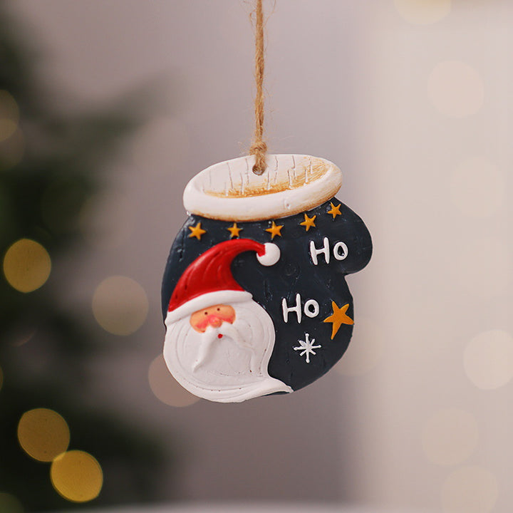 Decorative Christmas stocking with reindeer motif Kalsten