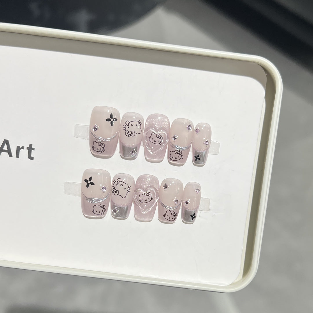Themed Press-On Nail Art Kalsten