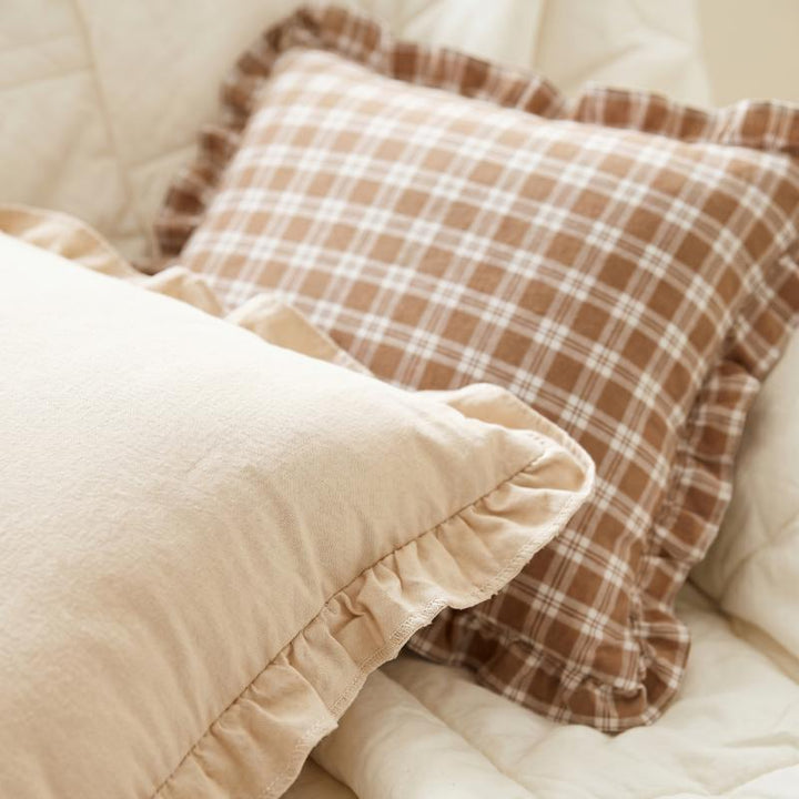 Ruffled Decorative Throw Pillow