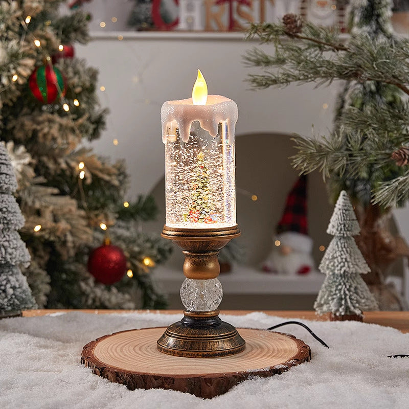 Christmas decoration lantern with snow globe Kalsten