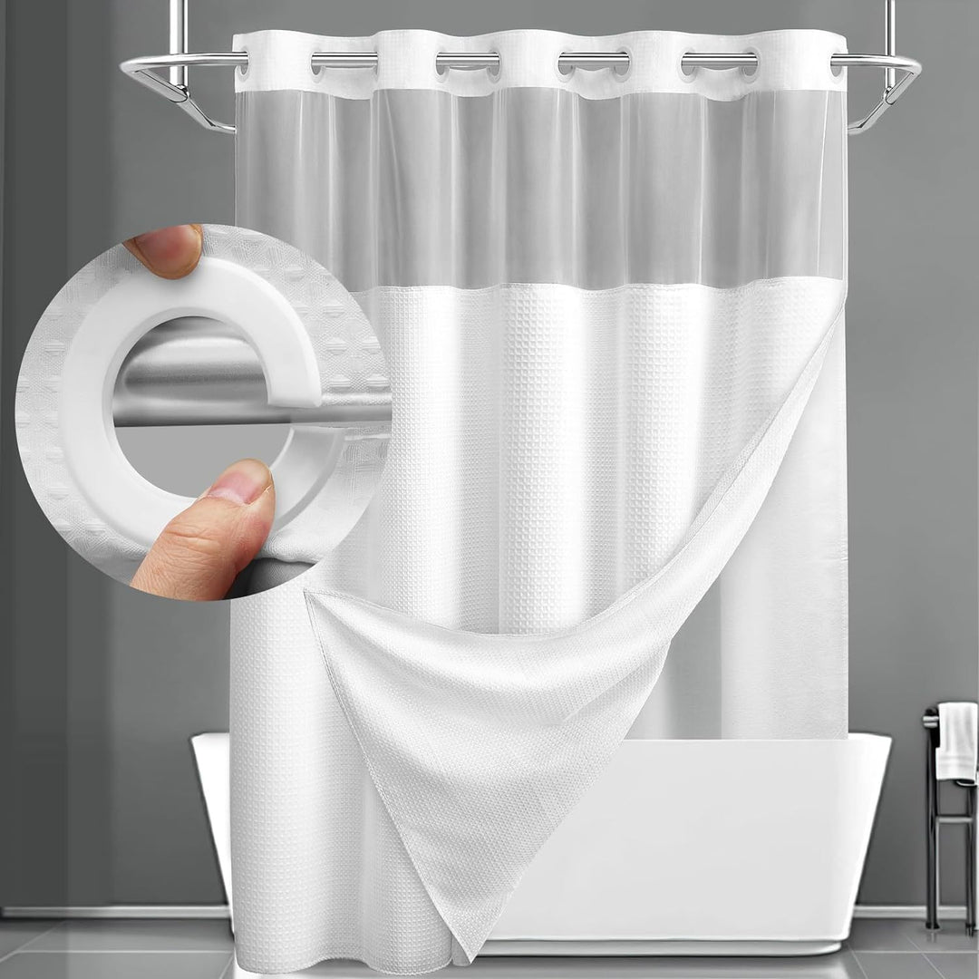 Textured Weave Shower Curtain Kalsten