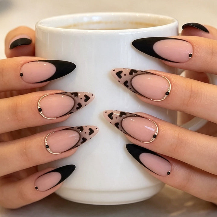 Unique Elegant Press-On Nail Tips Set Kalsten