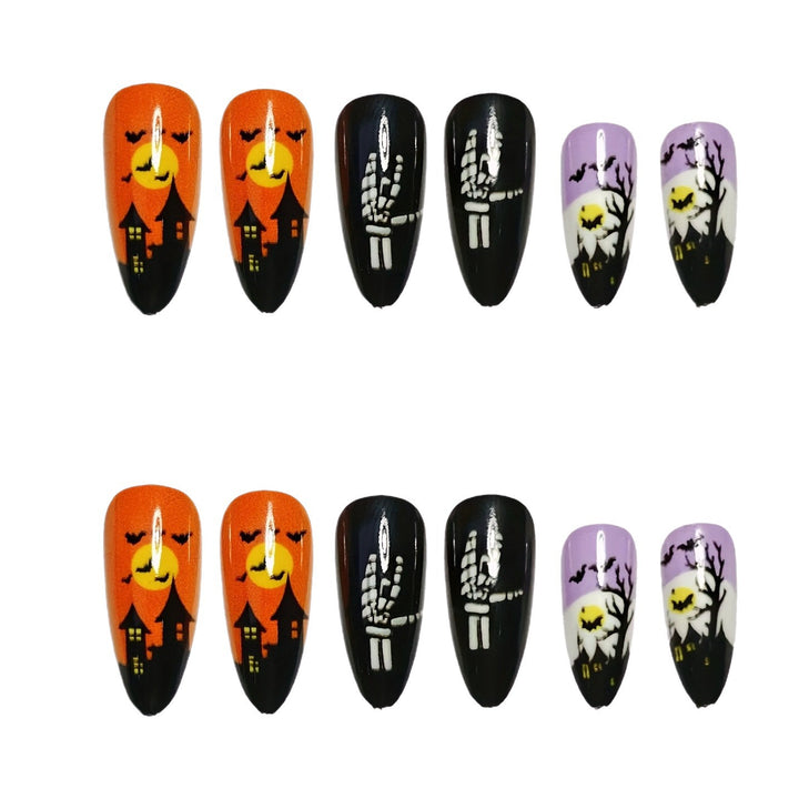 Halloween-Themed Party Nail Art