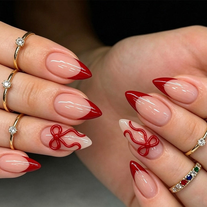 Nail art set with elegant design and glitter accents Kalsten