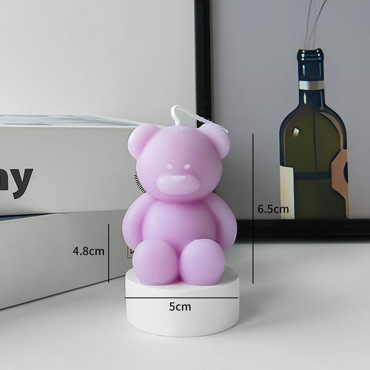 Teddy Bear Shaped Candle