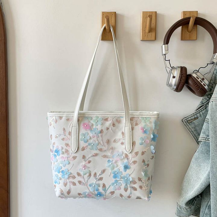 WoFloral Embellished Tote Bag Kalsten