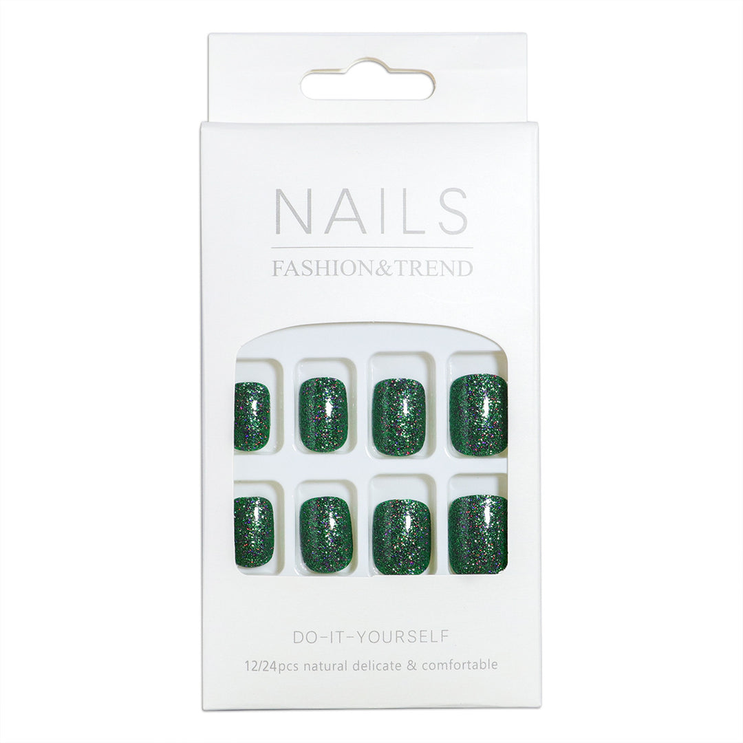 DIY Glitter Press-On Nails Kalsten
