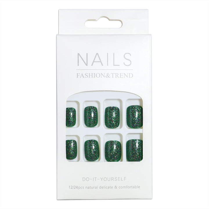 DIY Glitter Press-On Nails Kalsten
