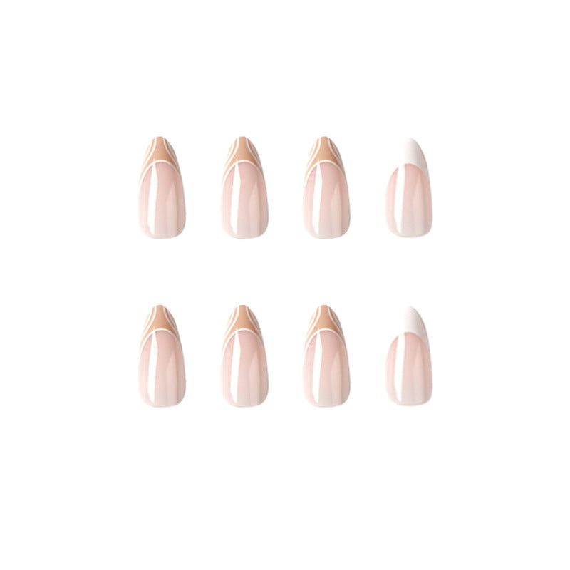 Elegant Nail Extensions with Creative Design Kalsten