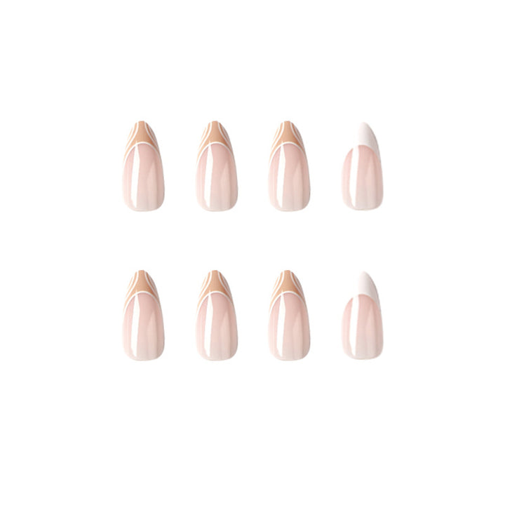 Elegant Nail Extensions with Creative Design Kalsten